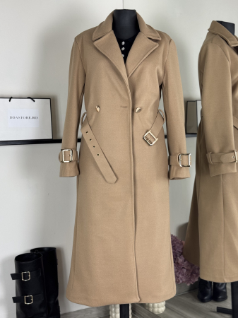 GECI- PALTOANE - Palton Tailor bej