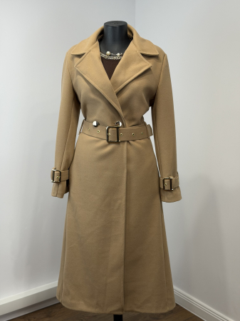 GECI- PALTOANE - Palton Tailor-  Bej-