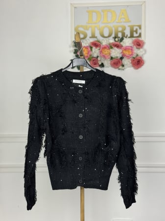 BLUZE / HANORACE - Pulover Miri negru