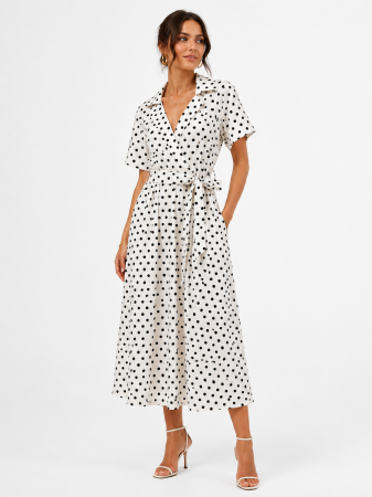 ROCHII - Rochie Carol alb