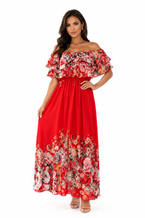 ROCHII - Rochie Carolina roșu