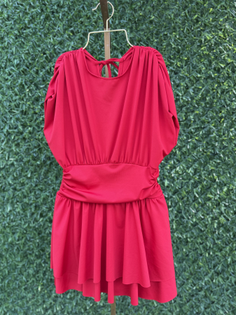 ROCHII - Rochie din Lycra rosu