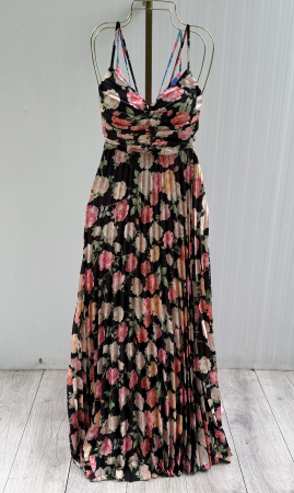ROCHII - Rochie Dominicana plisată -negru
