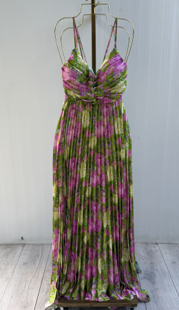 ROCHII - Rochie Dominicana plisată -verde