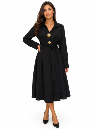 ROCHII - Rochie Grace- negru 01