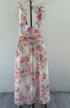 ROCHII - Rochie Miray floral roz