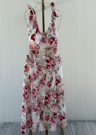 ROCHII - Rochie Miray floral rosu