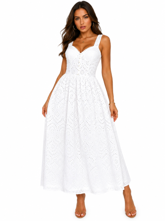 ROCHII - Rochie Mykonos alb