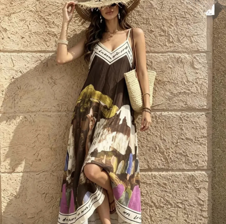 ROCHII - Rochie Positano maro