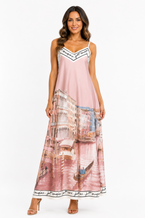 ROCHII - Rochie Positano roz -