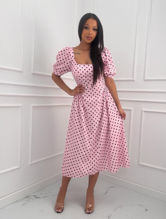 ROCHII - Rochie Roma - Buline roz