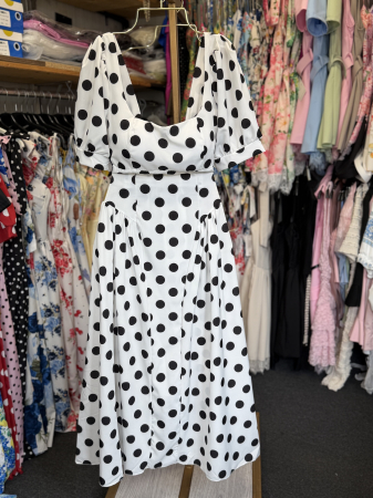 ROCHII - Rochie Roma - Buline alb