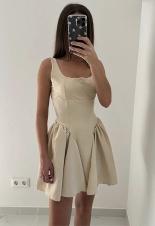 NOUTATI !!! - Rochie Sofia bej