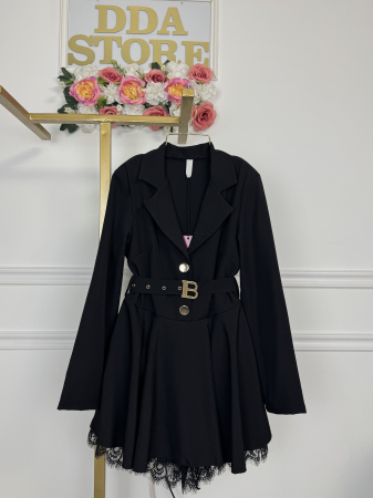 ROCHII - Rochie Stil Salopeta Nairobi - negru