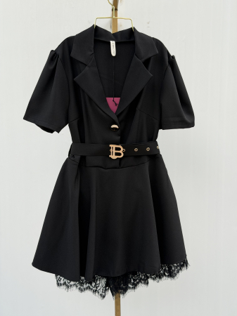 ROCHII - Rochie Stil Salopeta Nairobi- Negru