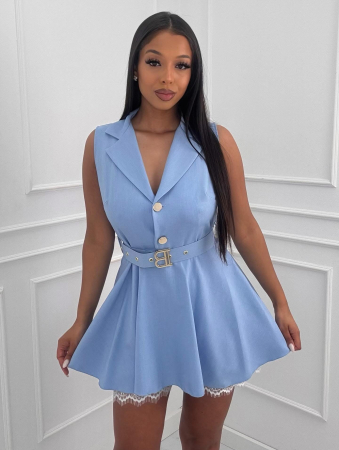ROCHII - Rochie Stil Salopeta Nairobi2 - Bleo