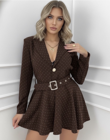 ROCHII - Salopeta tip Rochie Karina - Maro