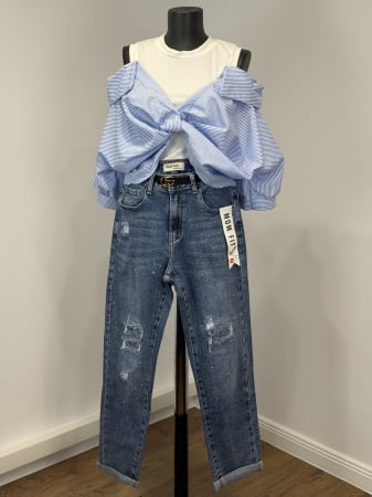 SETURI - Set Dama Cămașă și blugi Skinny Y02