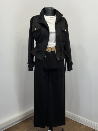 SETURI - Set Dama Jacheta și Pantaloni Hugo - Negru