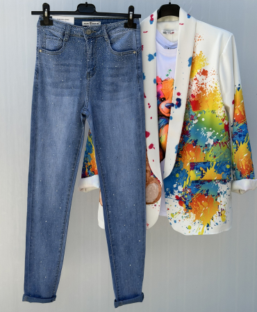 NOUTATI !!! - Set Dama Sacou, Tricou, Blugi STP01