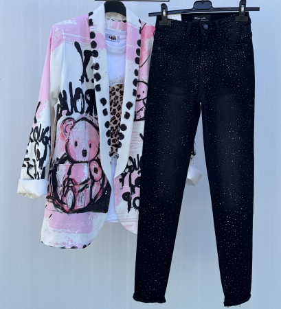 SETURI - Set Dama Sacou , Tricou , Blugi STP05