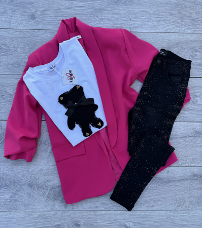 SETURI - Set Sacou, Tricou, Blugi Skinny CTP01