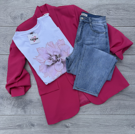 NOUTATI !!! - Set Sacou, Tricou, Blugi Skinny CTP06