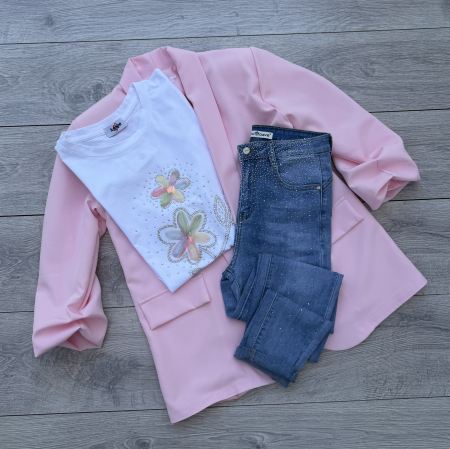 SETURI - Set Sacou, Tricou, Blugi Skinny CTP05