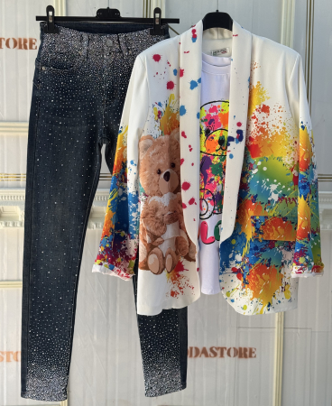 Set Sacou Tricou Blugi Stp02 [2]