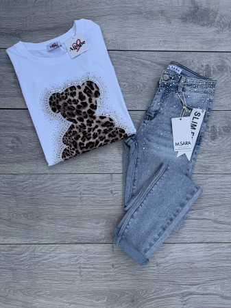 SETURI - Set Tricou și Blugi Skinny W02