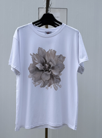 NOUTATI !!! - Tricou Dama Foare Bej