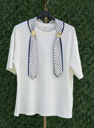 TRICOURI - Tricou Massimo alb