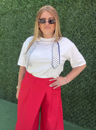 NOUTATI !!! - Tricou Massimo alb -