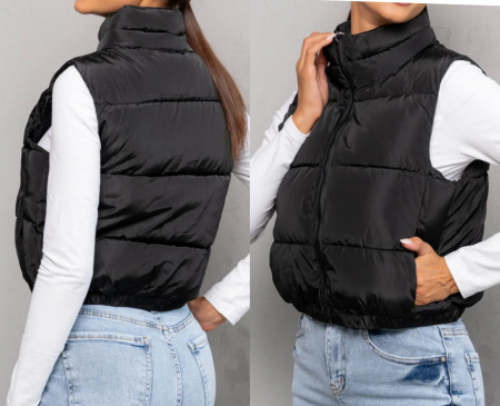 VESTE - Vesta Dama OverSize negru