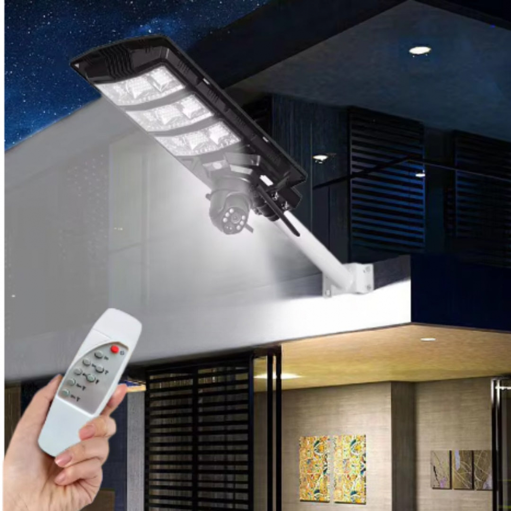 Lampa Solară 3000W cu Cameră de Supraveghere Încorporată, WiFi/4G, 105 x 24 cm. [7]