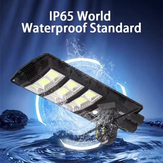 Lampa Solară 3000W cu Cameră de Supraveghere Încorporată, WiFi/4G, 105 x 24 cm. [4]