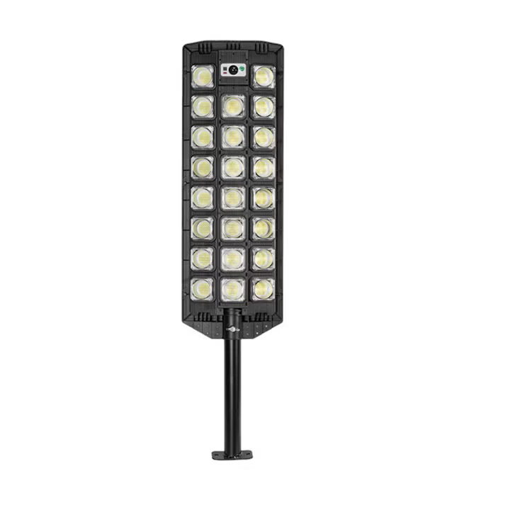 Lampa solara stradala 3000 W cu 23 LED COB, senzor de miscare si telecomanda, protectie IP65, W7101A-8, negru [3]