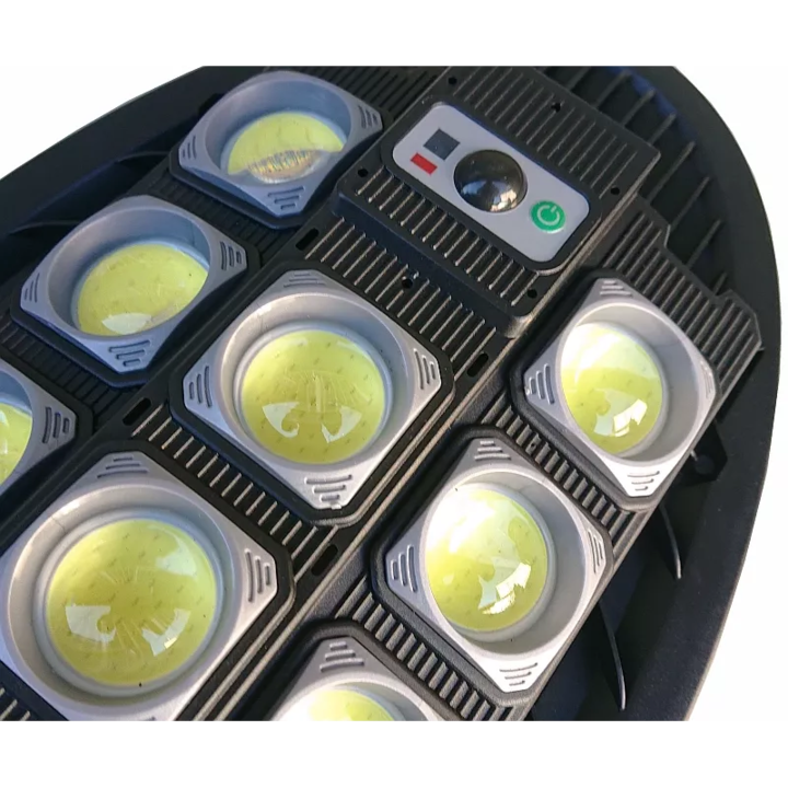 Lampa solara stradala 3000W  cu 20 LED COB, senzor de miscare si telecomanda, protectie IP65, negru,W7102A-7 [6]