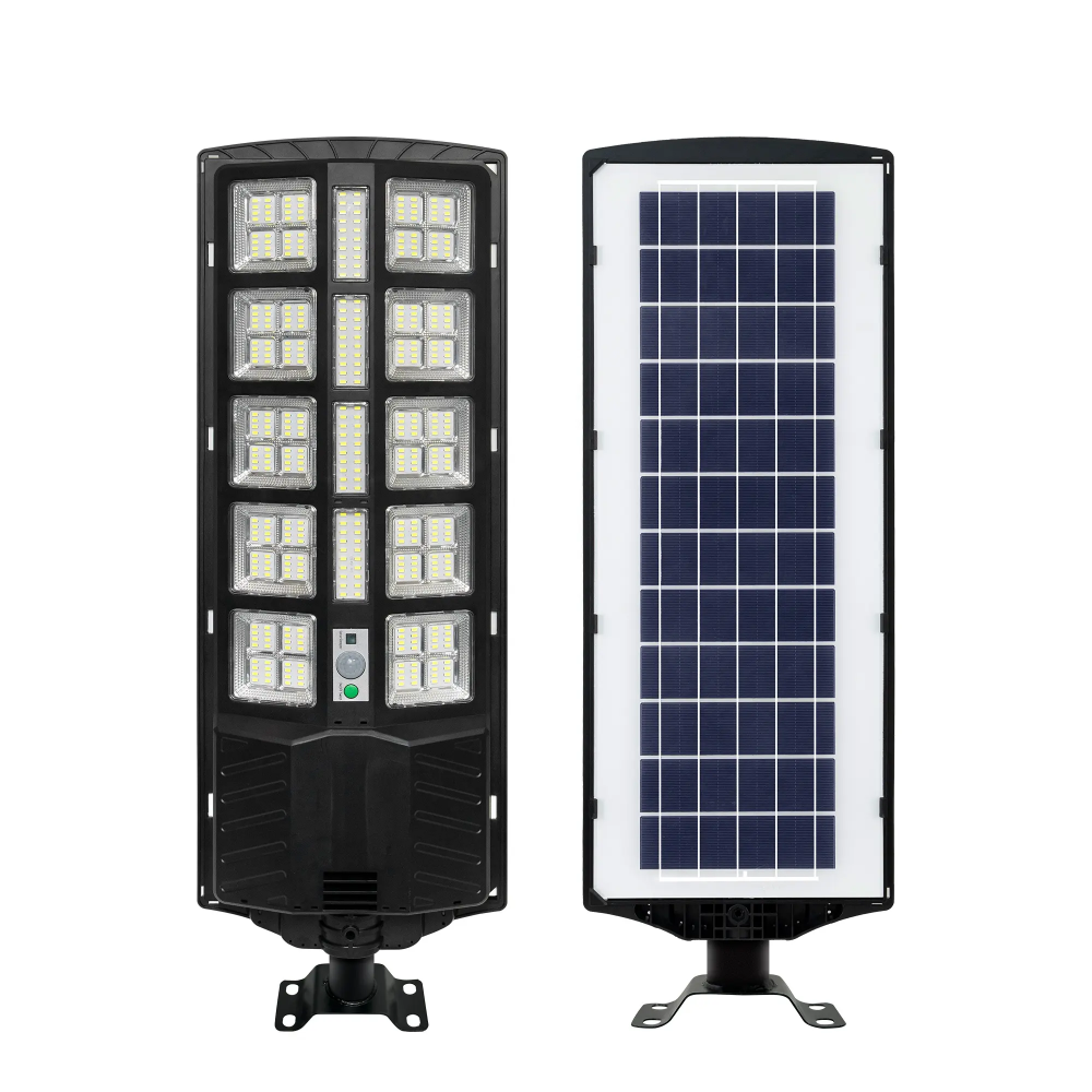 Lampa stradala solara integrata cu telecomanda, Putere - 3000W, culoare negru [9]