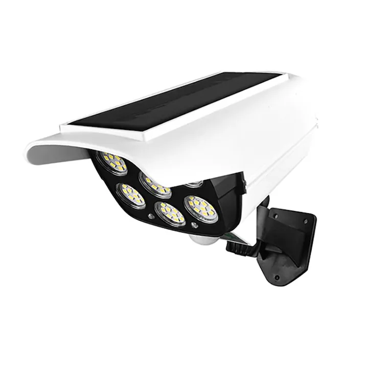 Lampa tip camera falsa cu panou solar si senzor de miscare, 77 x LED, telecomanda, 3 moduri de iluminare, JF-2178 [5]