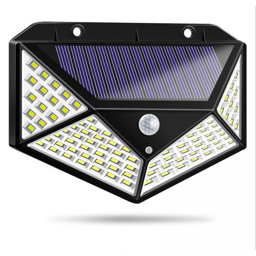 Set 3 Lămpi Solare cu 100 LED-uri și Senzor de Mișcare pentru Exterior [2]
