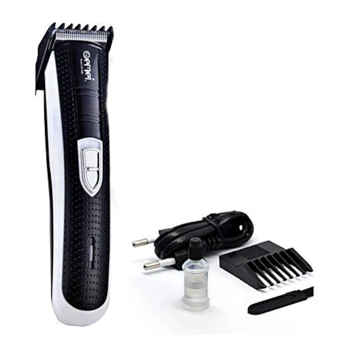 Aparate & Accesorii ingrijire personala - Aparat Profesional de Tuns și Radere Gemei GM-769 – 2 în 1, Lame Inox, Uz Umed & Uscat, 110–240V engross