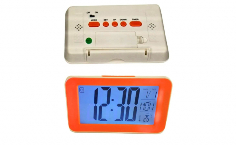 Ceasuri decorative - Ceas cu ecran LCD KADIO 1828 cu baterii si iluminare