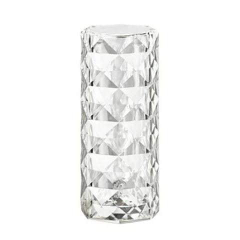 Lampa Luminoasa led Efect Cristal, 3 Lumini Albe, 16 Lumini RGB, Telecomanda Inclusa, Control Tactil, Reincarcabila pentru Dormitor, Birou, Bucatarie, Camping [10]