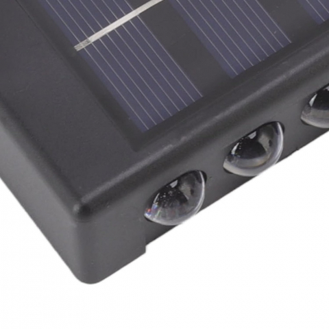 Lampa solara cu 10 LED, cu lumini bidirectionale, rezistente la apa [11]