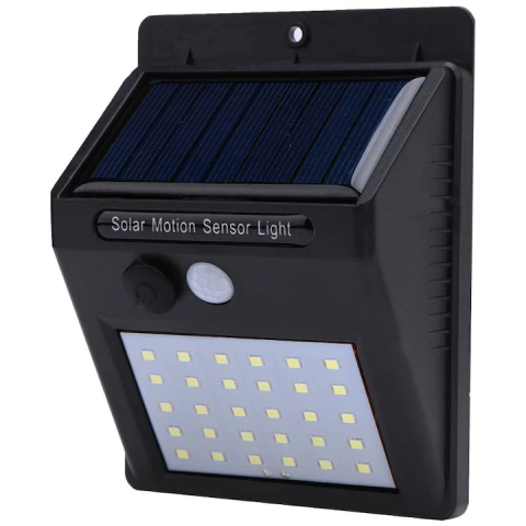 lampi si Lanterne solare led engros - Lampă Solară cu 30 LED-uri, 3 Moduri de Funcționare, Senzor Mișcare, IP65 engross