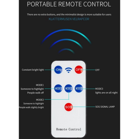 Lampa solara stradala 3000W  cu 20 LED COB, senzor de miscare si telecomanda, protectie IP65, negru,W7102A-7 [6]