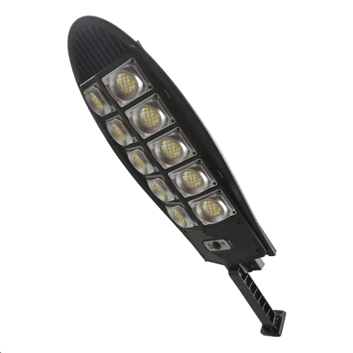 Lampi led si proiectoare solare - Lampa Stradala cu Incarcare Solara, LED, 2200 W, Negru, Model W788A-5