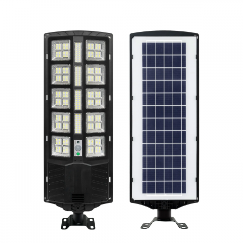 Lampa stradala solara integrata cu telecomanda, Putere - 3000W, culoare negru [8]