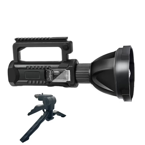 Lanterna LED portabila cu trepied, functie de Powerbank, incarcare USB, 4 moduri de iluminare, Waterproof [10]